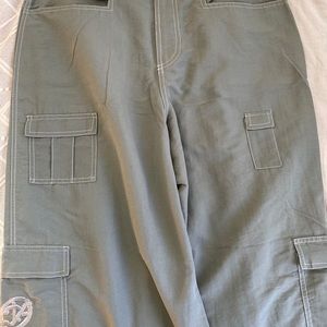 vintage rave pants 90’s Nylon Transform Many Pockets Cool Rare